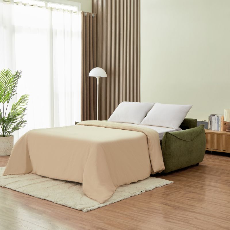canape-droi-express-tissu-vert-3-places