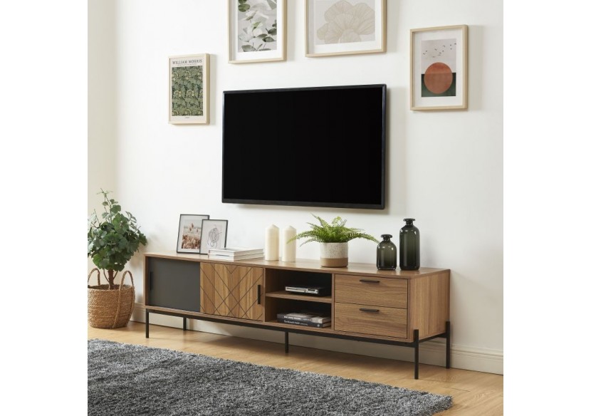 meuble-tv-geoma-effet-chene-fonce-et-gris-180cm (3)